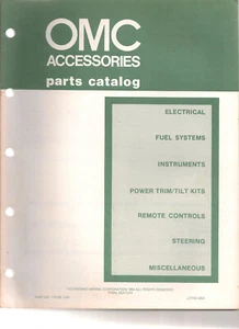 Vintage OMC Accessories Parts Catalog c.1984 - Picture 1 of 1