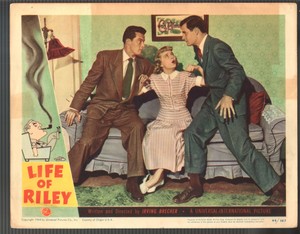 Life of Riley-Lobby Card-#7-1949-Jackie Gleason-Rosemary DeCamp-Lanny Rees
