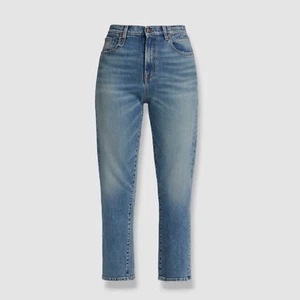 $495 R13 Women's Blue Shelley High Waist Slim Straight Leg Jeans Pants Size 27 - Picture 1 of 4