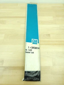 GM 3958614 GASKET KIT, Genuine ENGINE OIL PAN 1970-1990 GR 1.429 New Sealed - Picture 1 of 7