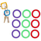 20Pcs Key ID Cap Rubber Identifier Top Cover Key Topper Ring Mixed Colors Marker