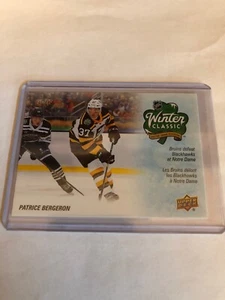 2019-20 Tim Hortons Winter Classic Patrice Bergeron Notre Dame Stadium Game SE-5 - Picture 1 of 2
