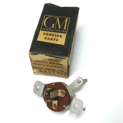 f] Interruptor de control de calefacción de gas Chevrolet Corvair 1960 1961 nuevo de lote original GM 6257905 Foto 1 de 3