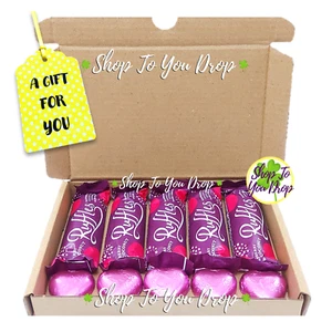 10 ITEM RASPBERRY RUFFLES BARS & HEARTS PERSONALISED GIFT HAMPER Gift Coconut🎁 - Picture 1 of 8