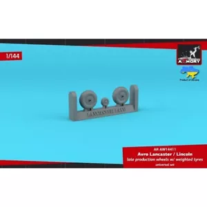 1/144 ARMORY AR AW14411 Avro Lancaster/Lincoln ruote tipo tardivo con ponderato - Foto 1 di 1