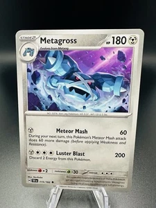 Pokemon TCG - Metagross 115/162 - Temporal Forces 2024 - Picture 1 of 2