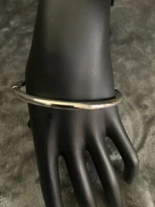 Brazalete vintage Estate tono plata - Imagen 1 de 4