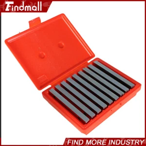 Set of 9 Pairs 1/4'' Steel Parallel 6'' Long 0.0002'' Square 3/4 to 1-3/4 - Picture 1 of 21