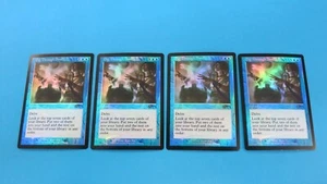 4x FOIL DIG THROUGH TIME RETRO FRAME LGS WPN PROMO MTG MAGIC NM / UNPLAYED - Picture 1 of 2