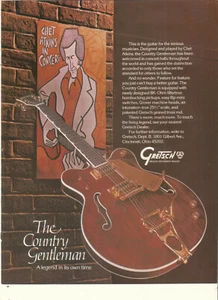 Chet Atkins 1979 Ad- Gretsch guitars Advertisement - Picture 1 of 1