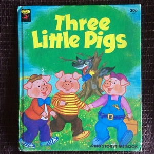 Three Little Pigs Red Seal A Big Storytime Book 1979 - Bild 1 von 8