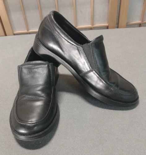 NIKE Scarpe mocassini Cole Haan in pelle Air Ace nere slip on uomo ragazzo "taglia 4"