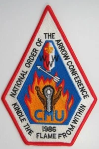 1986 National OA Conference (NOAC) Jacket Patch [S148] - Foto 1 di 1
