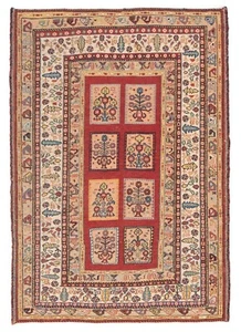 Kelim Suzani Tissés à la Main Tapis de Perse 90x63 cm-Orient,Kélim ,Tapis,,Rouge - Picture 1 of 8