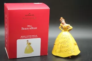 Hallmark Christmas Ornament Disney Princess Belle Book Lover Gift NIB PT2 - Picture 1 of 4