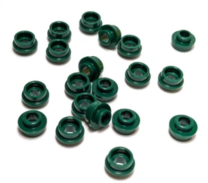 Lego-Menge 20-dunkelgrün, Platte rund 1 x 1 mit offenem Noppen - Bild 1 von 1