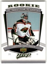 2006-07 Upper Deck MVP Miroslav Kopriva Rookie #349 Minnesota Wild