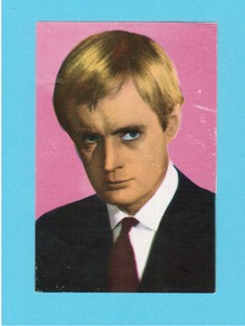 David McCallum The Man From UNCLE TV Series Show Vintage 1960s Card from Spain