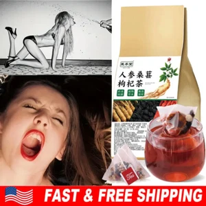 Ginseng Mulberry Medlar Tea, Kidney tea ,liver tea,kidney health for Men & Women - Picture 1 of 13