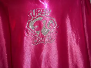 Just Play SUPER BARBIE Pink Sparkle Cape Size 4-6X - Picture 1 of 4