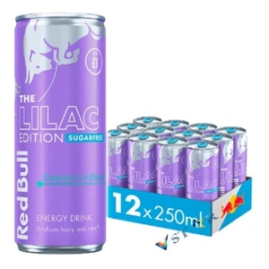 Red Bull Lilac Edition Sugarfree Grapefruit & Blossom Energy Drink 250ml x 12 - Picture 1 of 1