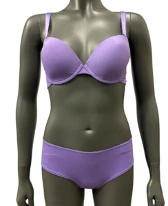 Damen BH Multiway Schalen BH mit Slip SET BODYFLIRT lila NEU Größe 75C(S) 80C(M) - Bild 1 von 4