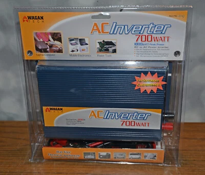 Wagan Tech AC Interverter 700W Continuous Use/1800W Peak Surge Power No. 20162 - Image 1 of 4