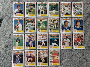 1986 Topps All Star Set 1-22 Boggs, Clemens, Ripken, Gooden, Schmidt