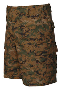 TRU-SPEC Military Style BDU Shorts - WOODLAND DIGITAL CAMO
