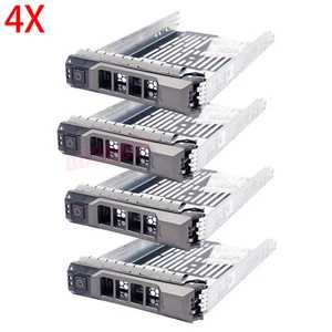 4Pack 3.5"LFF Drive Caddy For Dell PowerEdge R310 R410 T310 R & T Series Servers - Afbeelding 1 van 8