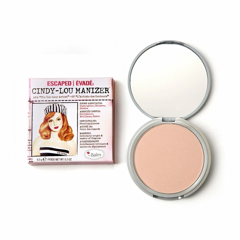 THE BALM COSMETICS CINDY-LOU MANIZER HIGHLIGHTER SHIMMER EYESHADOW ORIGINAL 8.5g - Image 1 of 3