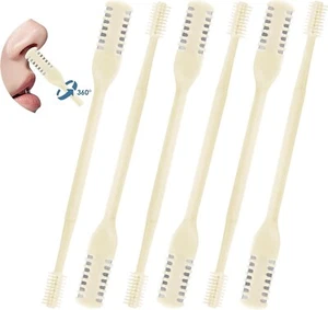 6 Pcs 2-In-1 Nasal Hair Cutter, Upgrade Double Sided Nose Hair Knife, 360° Nostr - Picture 1 of 7