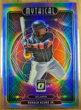 2021 Ronald Acuna Jr Donruss Optic Mythical Silver Prizm Refractor #M21 Braves