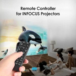 Remote Control for InFocus IN112 IN114 IN124 IN3136 IN126ST Replacement - Picture 1 of 7