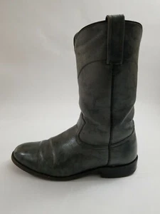 Zecuda by Dan Post Herren Grau Leder Stiefel - Größe 7 EW - Bild 1 von 6