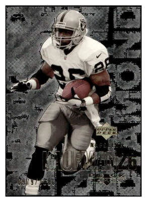 2000 Upper Deck Black Diamond #84 Napoleon Kaufman Gold #/1000 - Image 1 of 2