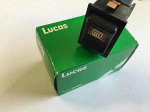 Original Lucas Clásico Mini Calentado Ventana Trasera Interruptor YUF101680 1976 - Imagen 1 de 9