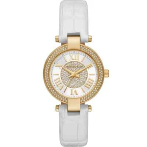 Reloj de vestir Michael Kors Laney blanco para mujer MK2980 - Imagen 1 de 2