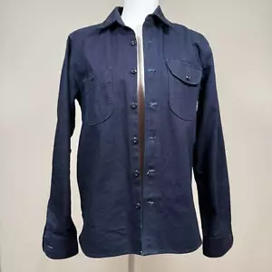 Rogue Territory Work Shirt - Indigo Selvedge Canvas - Size M - Picture 1 of 9