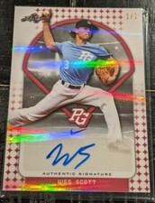 2018 Leaf Perfect Game National Showcase Wes Scott 1/1 Autograph PG