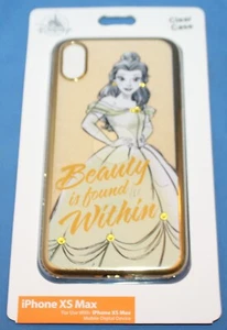 Funda transparente para teléfono iPhone XS Max Belle Beauty Is Found Within de los parques de Disney - Imagen 1 de 2