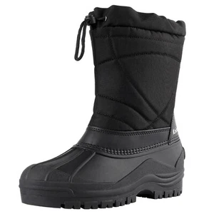 Knixmax Men's Winter Warm Snow Boots Waterproof Outdoor Insulated Hiking Shoes - Picture 1 of 8