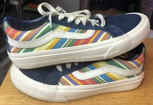 VANS Old Skool Sk8-Hi Reissue S Retro Stripes Mens 6.5 Skate Sneakers Women 8 - Picture 1 of 7