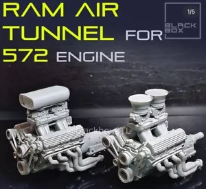 1/24 Scale 3d Resin Chevy 572 Tunnel Ram - Picture 1 of 2