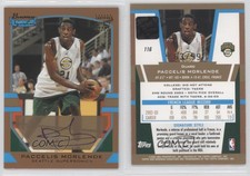 2003-04 Bowman Signature Gold /99 Paccelis Morlende #116 Rookie Auto RC