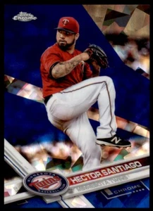 2017 Topps Chrome Sapphire Edition #336 Hector Santiago Minnesota Twins - Picture 1 of 2