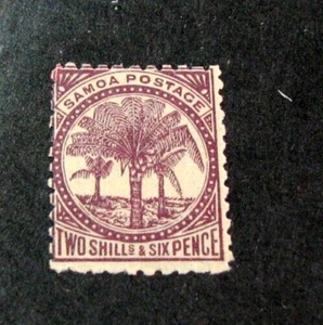 Sello Samoa Scott# 19h Palms MH 1898 H332 - Imagen 1 de 1