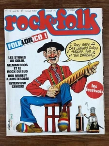 Zeitschrift ROCK AND FOLK Nr 115 (08-1976) KOMPLETT und OHNE DECOUPAGE Genesis - Bild 1 von 2
