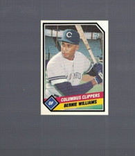 Bernie Williams Columbus Clippers 1989 CMC Minor League Card #21 G