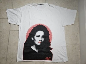 Cute Celebrity Mystery Girl Shirt Graphic Concert T White Color Size XL Retro!!! - Picture 1 of 8